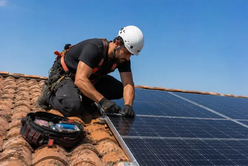 Maintenance et monitoring de panneaux solaires à la Boissière-du-Doré