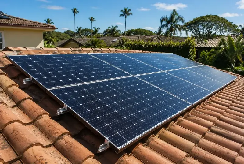 Installation de panneaux solaires à la Boissière-du-Doré
